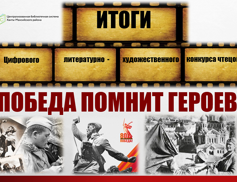 Итоги муниципального(отборочного) этапа Цифрового литературно-художественного конкурса чтецов «Победа помнит героев»