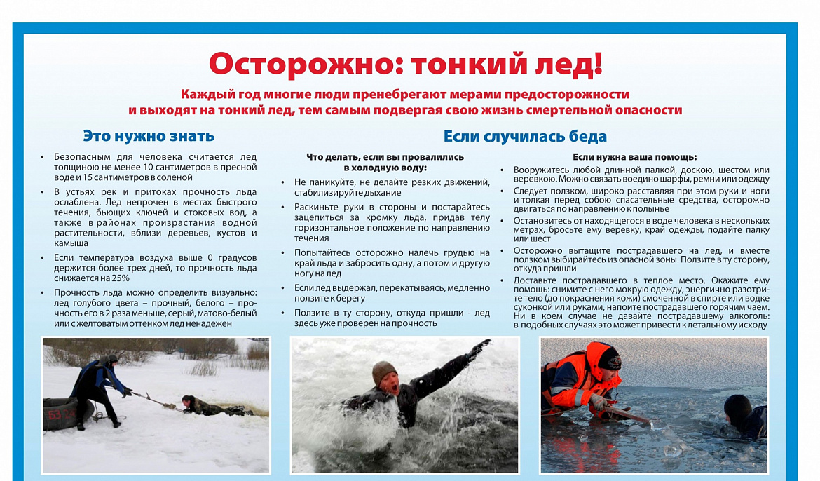 Осторожно: тонкий лед!